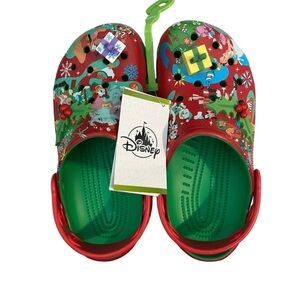 Disney Crocs  Christmas Holiday Mickey & Friends NEW M6 W8